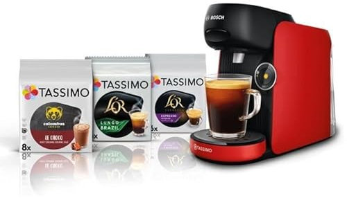 BOSCH TASSIMO FINESSE TAS163E - 1400 W - 0,7 L - Multi-boissons - IntensityBoost - Schwarz