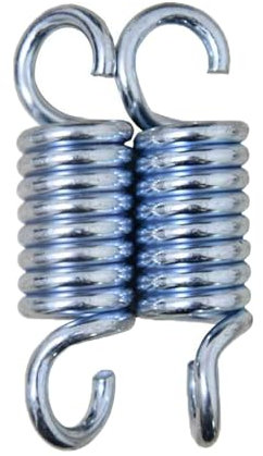 2 molle per amaca, resistenti, in metallo, per dondolo e portico, 12,5 x 3,3 cm