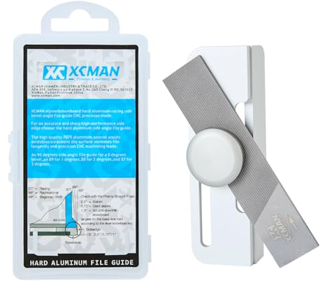 XCMAN Winkelführung aus hartem Aluminium für alpinen Ski und Snowboard mit Klemmvorrichtung 2°