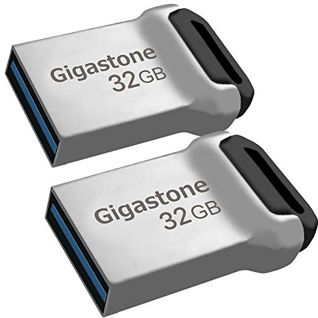 Gigastone Z90 USB-Stick, USB 3.1, 32 GB, 2 Stück, mit hoher Geschwindigkeit und zuverlässiger Leistung, für PC, Computer, Mac, kompatibel mit USB 2.0/3.0-Schnittstelle, geeignet aus wasserdichtem