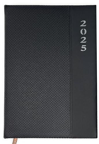 Taschenkalender 2026 A6 - Softtouch Oberfläche, 1 Woche 2 Seiten | Kompakter DIN A6 Kalender | Buchkalender 2026 a6 (Schwarz)