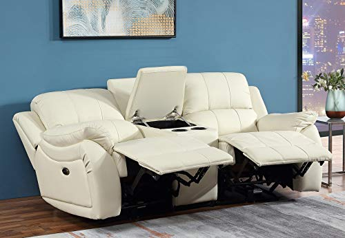 Mapo Möbel Elektrisches Ledersofa Kinosofa Fernsehsofa 5129ee-Cup-2-2149