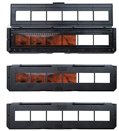 Magnasonic Negativhalter mit langem Fach für 35-mm-Scanner, hält 6 Negativrahmen, einfach zu bedienen, glättet sanft und schützt Filmkanten, 3er-Set (NT01)