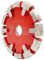GVHAKG Tuck Point Diamantklinge für Sehr harte Betonböden und Entfernung, 120mm für Betonreparatur, 22.23mm Achsbohrung, T-Form segmentiert,Premium Grade für Trocken Schneiden (120mm x 15 mm)