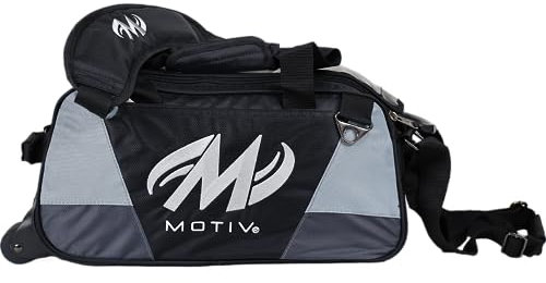 Motiv Ballistix Bowlingtasche mit doppelter Tragetasche, Schwarz