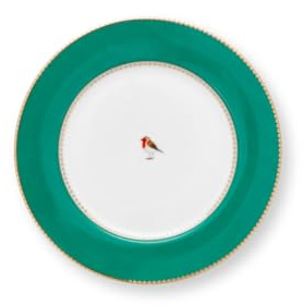 Pip Studio Love Birds Frühstücksteller grün 21cm