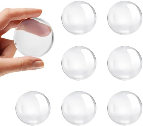 TNSRAY Fermaporta Paraurti da Parete,8x discreto fermaporta trasparente, paracolpi autoadesivi 40x8 mm, Anti collisione proteggi muro da sedie, gommini per bagno, superfici in vetro, pareti