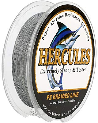 Hercules Super Cast 100m - 2000m 109-2196 Yards Geflochtene Angelschnur 6lb - 100lb Test für Salzwasser Süßwasser PE Geflecht Fischdraht Superline 4 Stränge