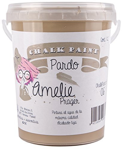 Amelie Prager 1000 – 06 pittura a la gesso, Tortora, 1 l