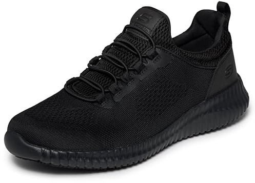Skechers Men's Cessnock Food Service Shoe, Black, 11, 77188