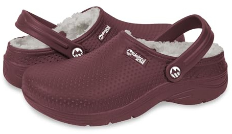 Lakeland Active Women's Fleece-Lined Dockray Clogs - Plum - 5 UK