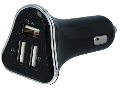 Carpoint Cargador de coche USB 12V/24V Triple 4A