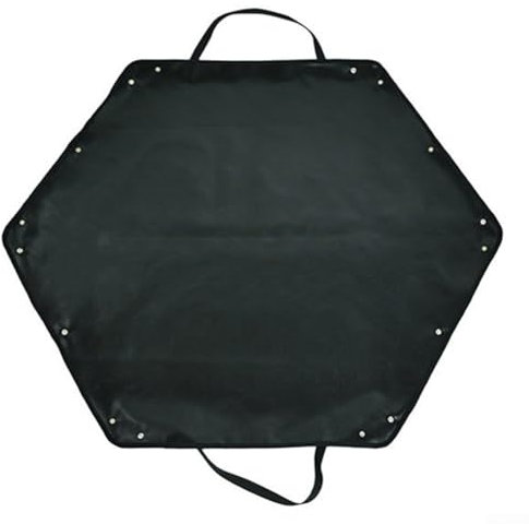 Manta de soldadura ignífuga, manta de soldadura ignífuga, almohadilla protectora ignífuga para estufa de camping, parrilla de barbacoa (64 x 57 cm)