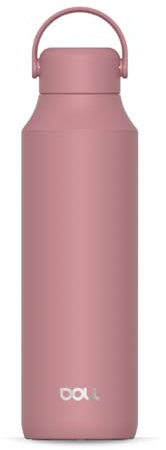 Doli Teeflasche Thermo 600ml Berry - mit Teesieb - Doppelwandiger Edelstahl - Auslaufsicher - für Heiße & Kalte Getränke - Absolut dicht - BPA-frei