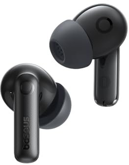Baseus EP10 Pro Auriculares Inalámbricos Blueooth, Auriculares Bluetooth Cancelación de Ruido -50 dB, Audifonos Inalambricos, 7 Modos EQ, Hi-Res, 6 Mic AI, IP55, Duración de 55H, Bluetooth 6.0
