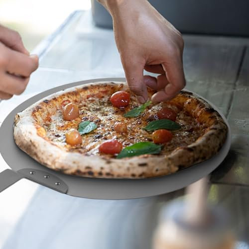 Pala per pizza con ampia pala per torte e pane, design ergonomico (30,5 cm)