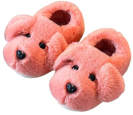Generisch Pantoufles d'hiver confortables avec motifs d'animaux pour tout-petits, doublées douces, chaudes, idéales pour l'apprentissage de la marche en intérieur