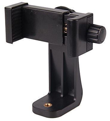 CAMBOFOTO Adaptador de Trípode Smartphone Adaptador para Trípode Universal de Rotación Vertical y Horizontal para el iPhone, Samsung, y Todos los Teléfonos