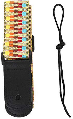 Correa De Ukelele, Correa De Ukelele De Arcoíris étnico, Correa De Ukelele Ajustable De 4 Cuerdas, Accesorios De Correa De Guitarra Para Ukelele Equipo De Protección De Montañismo