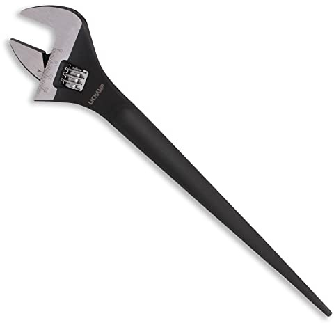 Lichamp 12-Inch Adjustable Construction Spud Wrench