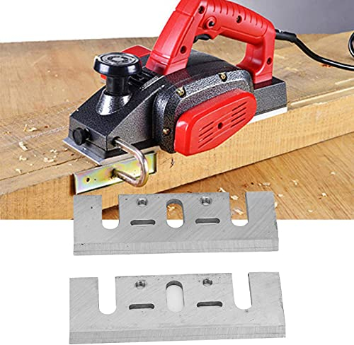 Cuchilla de repuesto de cepillo eléctrico, Un par HSS Cepillo eléctrico manual de madera Cuchilla de repuesto para cepillo de mano