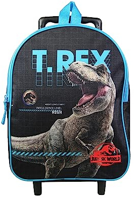 Bagtrotter Zaino a rotelle 31 cm Asilo Jurassic World Nero T-Rex