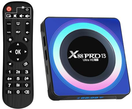 Android tv box,Smart tv box Android 13.0 4GB RAM 32GB ROM RK3528 Quad-Core 64bit Cortex-A53 Mali 450 MP2 GPU Support 8K 3D 1080P 2.4/5.0GHz WIFI BT5.0 10/100M Ethernet DLNA USB 3.0 H.265