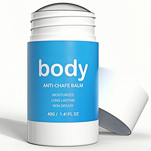 Anti Chafing Stick & Body Glide Anti-Chafe Balm, Water & Sweat Proof Balm for Friction, Prevent Thigh Rashes & Sports Chafing with Long-Lasting Protection, Anti-Chafing Stick for Active Lifestyles