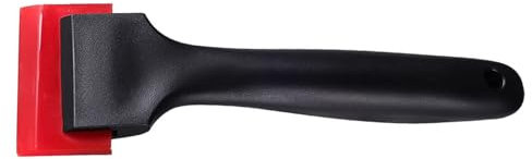 Grattoir en caoutchouc - Outil de nettoyage pour enlever le gel de voiture, salle de bain, carrelage et joints de carrelage - Outil d'entretien des surfaces ménagères - Grattoir à glace de fenêtre de