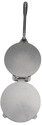 MOKKHNB Prensa de Tortilla de Aluminio Forma Redonda Herramienta Manual para Hacer Tortillas para Empanadas y Dumplings Utensilio de Cocina de Inoxidable Resistente y Antioxidante