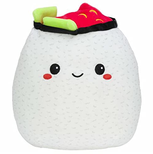 Squishmallow Offizielles Kellytoy Food Squad Sammlerstück, weiches Plüschtier (Shun Sushi, 20,3 cm)