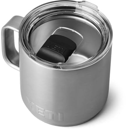 YETI Rambler Stapelbares Tasse Mit MagSlider Deckel, Stainless Steel, 14oz (414ml)