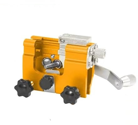 Plantilla for afilar cadenas de motosierra, kit de afilador de carburo con cepillo de limpieza, herramienta de sierra rápida con manivela for sierras eléctricas, trabajadores de jardinería, leñadores