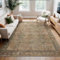 BEIMO Waschbarer Teppich Wohnzimmer Vintage, Boho Teppich Schlafzimmer Groß Orientalisch rutschfest für Badezimmer Esszimmer, Braun, 200x290cm