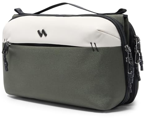 Inateck Multifunktionell Elektronisk Organisator, Vattentät Tillbehörsväska för Kablar, Laddare, Hörlurar, Perfekt för Resor, Daglig Pendling, och Mer, 26 x 10.5 x 15 cm, Unisex