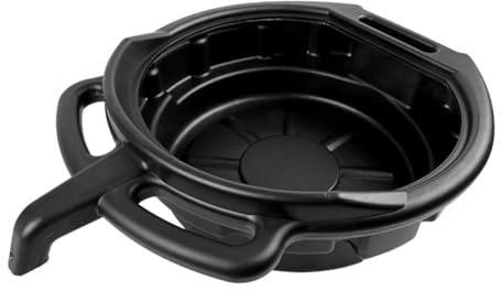 FIXOSHEE Bandeja De Recogida De Aceite para Motor 10l – Bandeja De Drenaje Grande De PE Resistente – Uso para Mantenimiento De Aceite Coches – Herramienta Práctica para Taller y Hogar