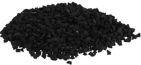 Artibetter Pellet di Riempimento in Gomma per 1 kg Granuli di Gomma per Campi Sportivi e Campi da Calcio Riempitivo Drenante e Resistente per Prato Artificiale e Superfici