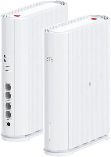 ZTE G5TS 5G stationär WLAN-router vit, höghastighetsinternet för hem och kontor (renoverad)
