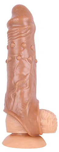 Extra pulgadas extensor de pene consolador realista extensor de pene funda de pene juguete sexual para hombres