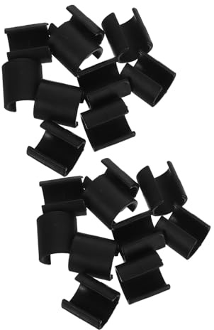 ABOOFAN 25 Clips para Postes Marcadores de Fútbol ABS Conectores Resistentes para Banderas de Esquina Hebillas para Entrenamiento de Fútbol Accesorios Portátiles para Entrenamiento y