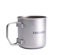 Fire-Maple Alti 300ml Camping Titanium Cup | Portable Titanium Mug with Measurement Marks | Ultralight Camping Picnic Water Coffee Cup with Foldable Handle
