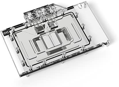 Alphacool Eisblock Aurora GPX-N RTX 4080 GameRock - Phantom - Acryl Wasserkühler für Geforce RTX 4XXX Grafikkarten - 0,4 mm Lamellendicke - Verchromtes Kupfer - Desktop Kompatibel
