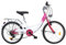 KEESUNG 20 Zoll 6-Gang Kinderfahrrad Rosa + Weiß, Mädchen Fahrrad mit Einstellbarer Geschwindigkeit und Höhe für Personen mit Einer Körpergröße von 57-64 Zoll