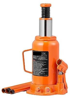 Hydraulic Jack Hydraulic Bottle Jack 20 Ton/44092 LBS All Welded Bottle Jack for Car Pickup Truck RV Auto Repair Industrial Engineering with Long-Term Reliability and Durability(Manual Type)