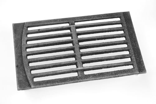 SEZAM Parrilla de hierro fundido para horno, 33 x 19 cm, diferentes diámetros, rejilla para chimenea, parrilla para chimenea, rejilla para horno, rejilla de carbón