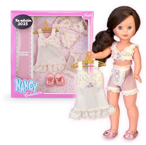 Nancy NAL15000 Collection Intimate Ensemble de vêtements intimes pour poupée de Collection, réédition d'un Ensemble de Lingerie de 1977, Comprend 5 pièces de vêtements, célèbre
