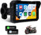 SIXTOP Motorcycle CarPlay Screen with Wireless Apple Car Play Android Auto, 5 Waterproof Touch Screen Car Stereo for Motorbike Moto, Dual Bluetooth, Siri Voice Control
