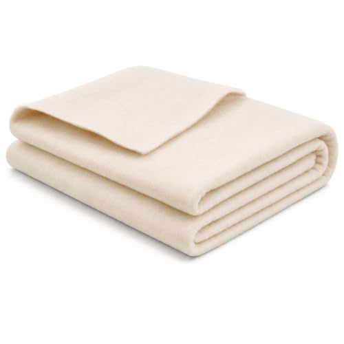 Natural Cotton Fleece Filling Soft, Volume Fleece for Quilts, 200 x 230 cm