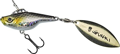 Gunki JIGER 42 S 16,1g 4,2cm Bleikopfspinner Jigspinner, Gunki Farben:Black Alive