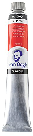 Van Gogh Ölfarbe Tube 60 ml - Azorot mittel 393 - Hohe Pigmentierung - Hervorragende Abtönstärke - Lichtecht ++ - Ideal für Künstler und Studenten